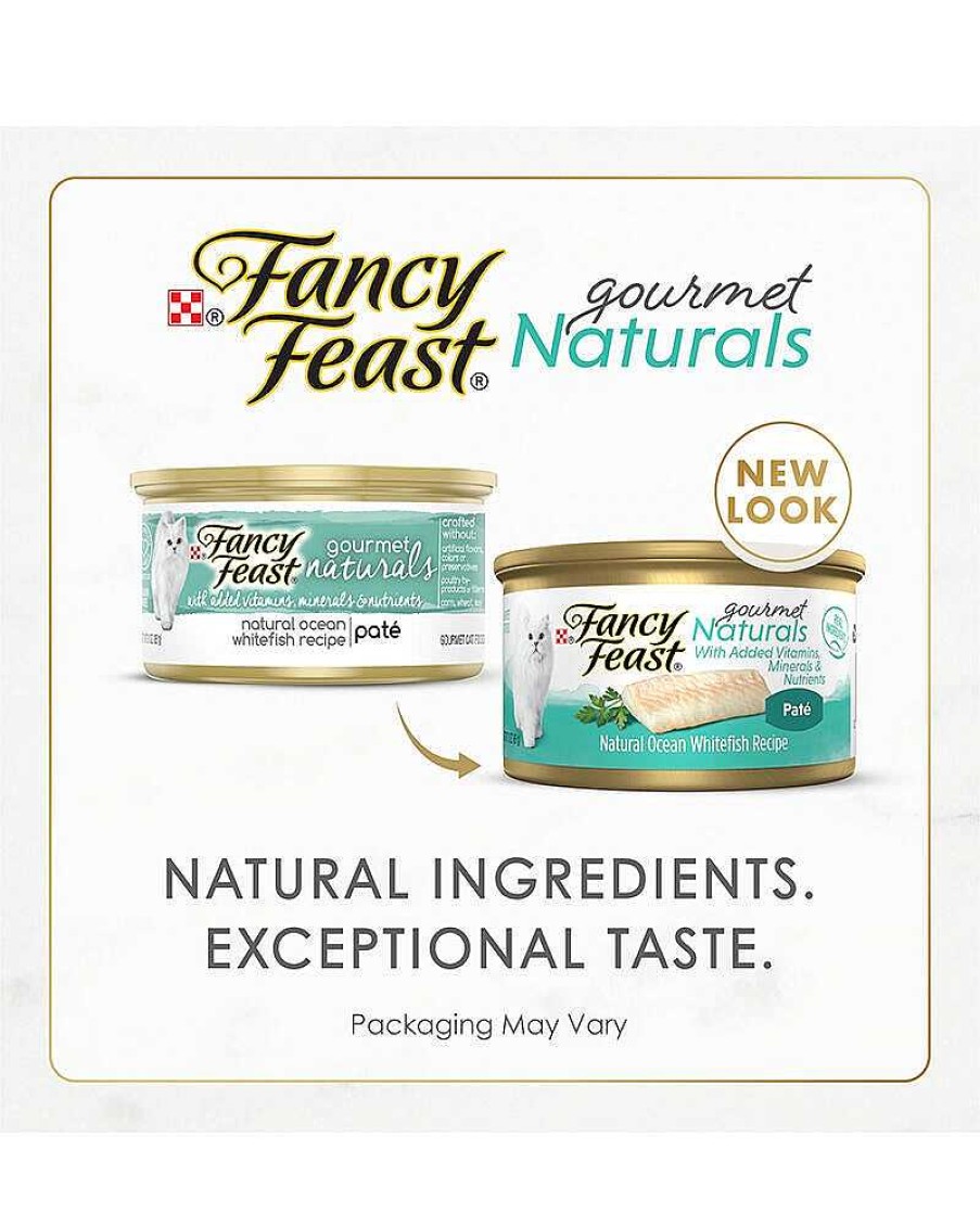 Cats Purina Wet Cat Food | Fancy Feast Gourmet Naturals Natural Whitefish Recipe Wet Cat Food