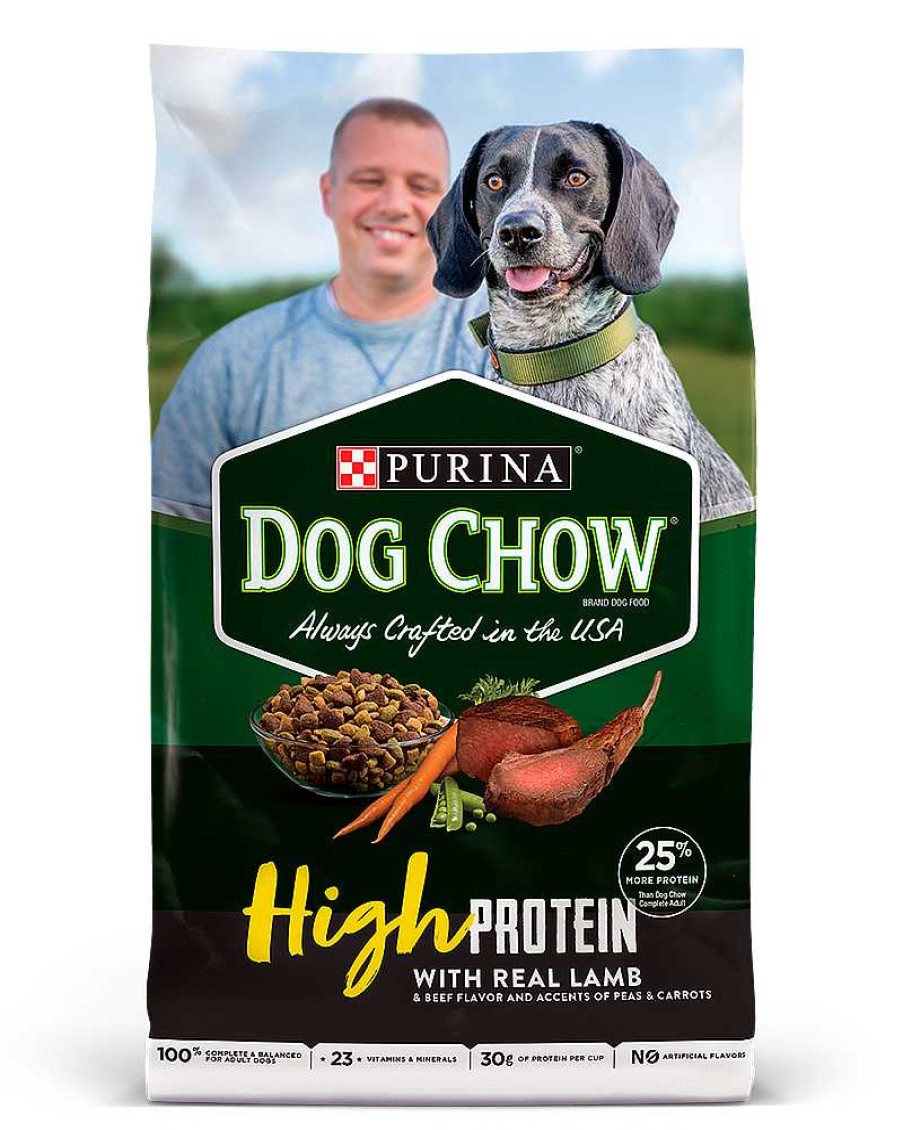 Dogs Purina Dry Dog Food | Purina Dog Chow High Protein Dry Dog Food With Real Lamb