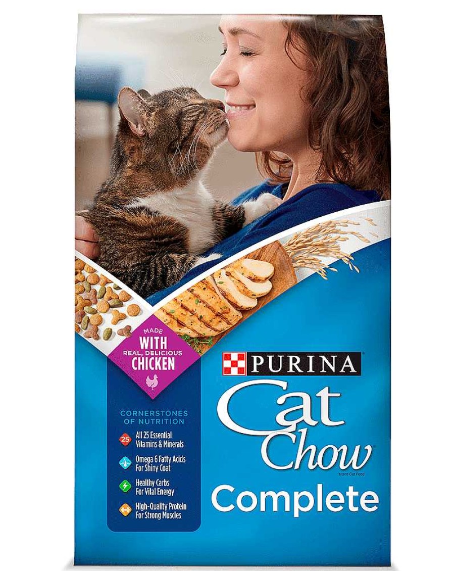 Cats Purina Dry Cat Food | Cat Chow Complete With Real Chicken Dry Cat Food