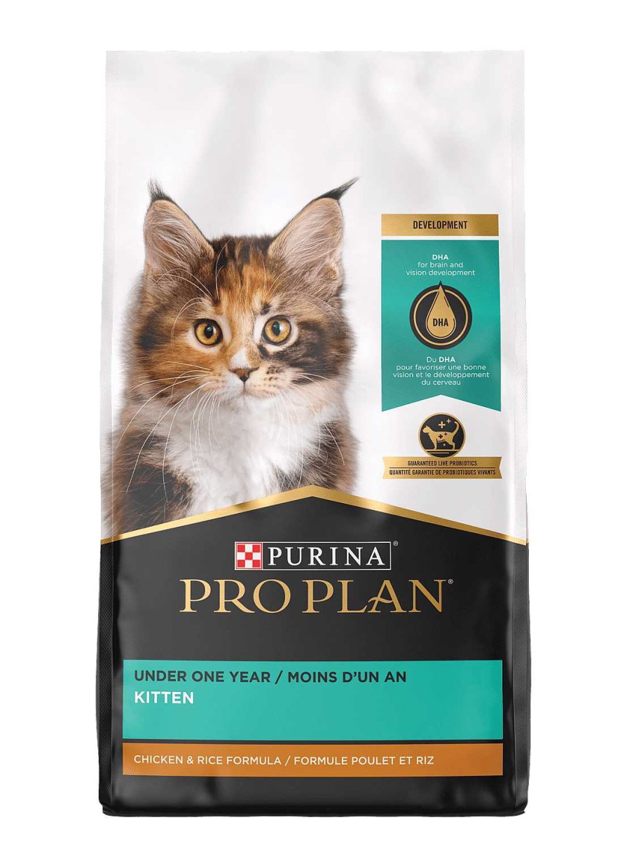 Cats Purina Dry Cat Food | Pro Plan Kitten Chicken & Rice Formula Dry Cat Food