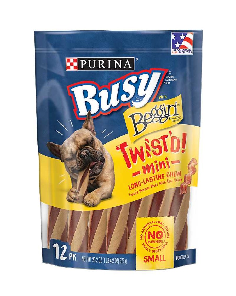 Dogs Purina Dog Chews | Busy With Beggin' Twist'D Mini Chew Treats For Small Dogs