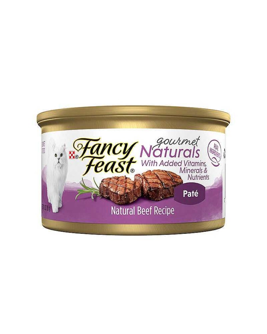 Cats Purina Wet Cat Food | Fancy Feast Gourmet Naturals Natural Beef Recipe Wet Cat Food