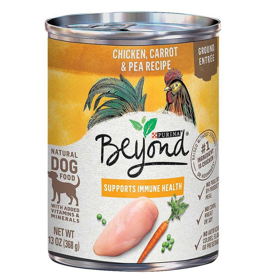 Dogs Purina Wet Dog Food | Beyond Chicken, Carrot & Pea Recipe Ground Entr E Wet Dog Food