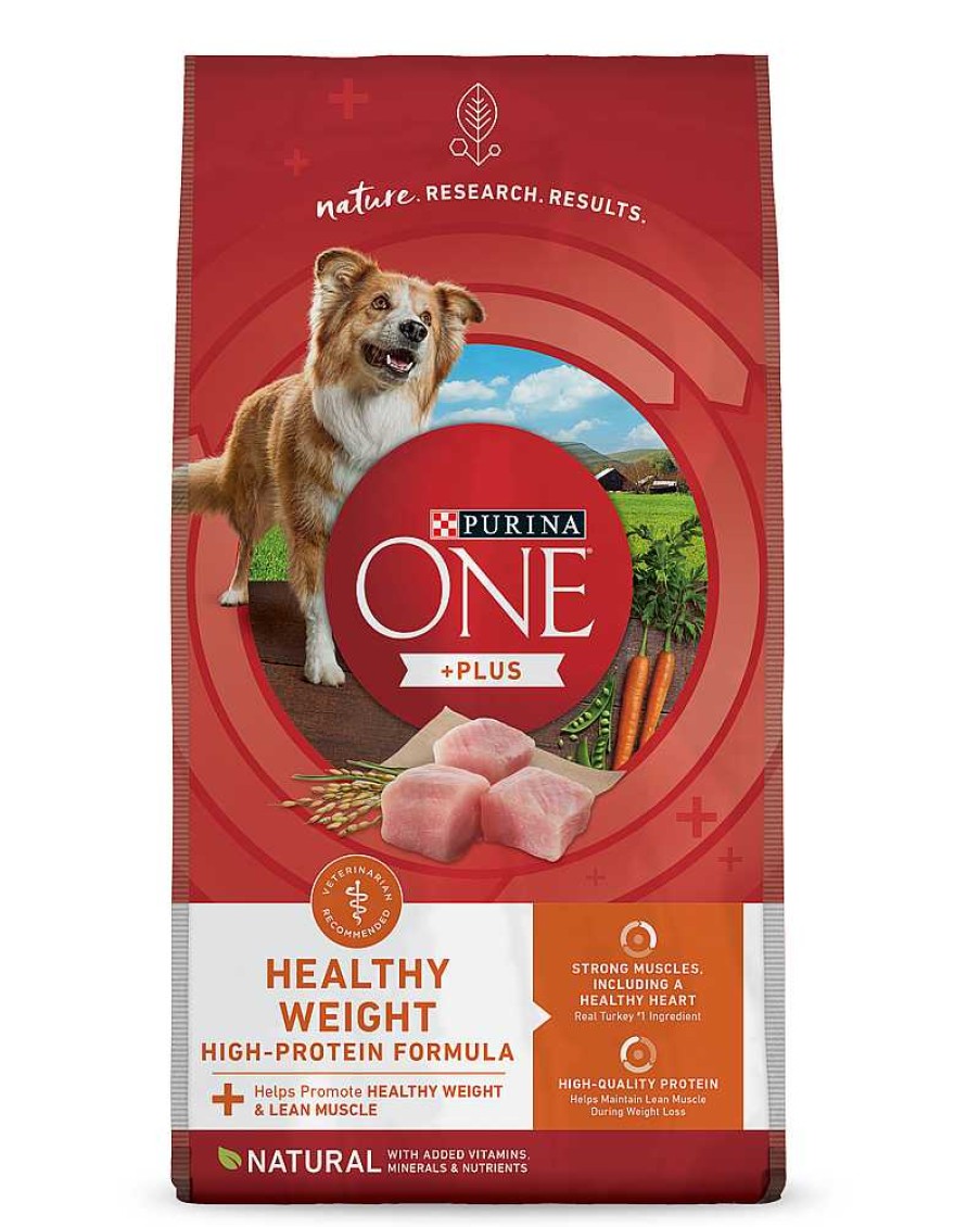 Dogs Purina Dry Dog Food | Purina One +Plus Healthy Weight High-Protein Formula Dry Dog Food