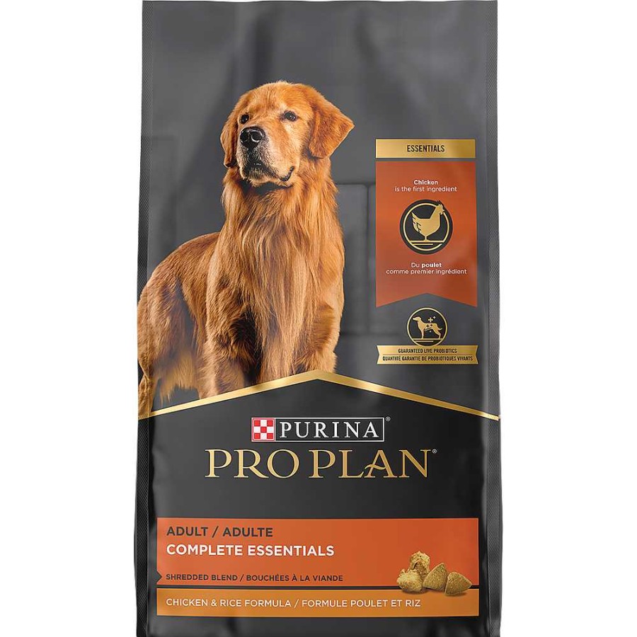 Dogs Purina Dry Dog Food | Pro Plan Adult Complete Essentials Shredded Blend Chicken & Rice Dry Dog Food