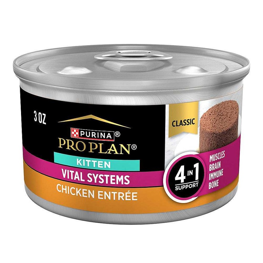 Cats Purina Wet Cat Food | Purina Pro Plan Vital Systems Kitten Chicken Entree Wet Cat Food