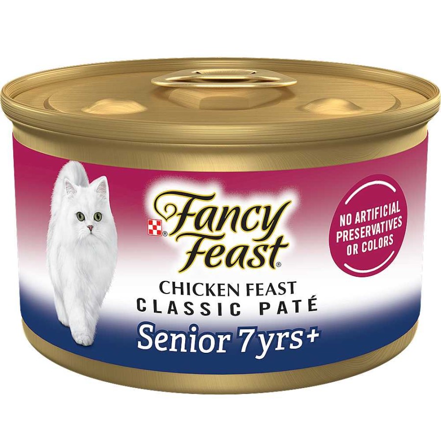 Cats Purina Wet Cat Food | Fancy Feast Senior 7+ Pat Chicken Feast