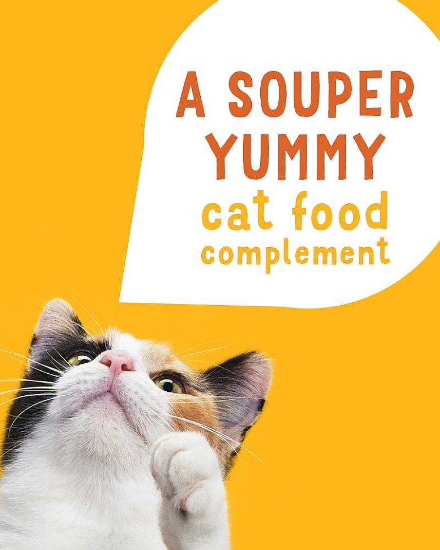 Cats Purina Cat Toppers & Complements | Friskies Lil' Soups Cat Food Complement 30 Ct Variety Pack