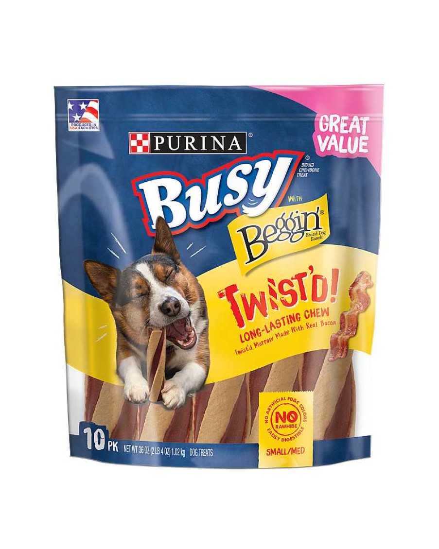 Dogs Purina Dog Chews | Busy With Beggin' Twist'D Chew Treats For Small/Medium Dogs