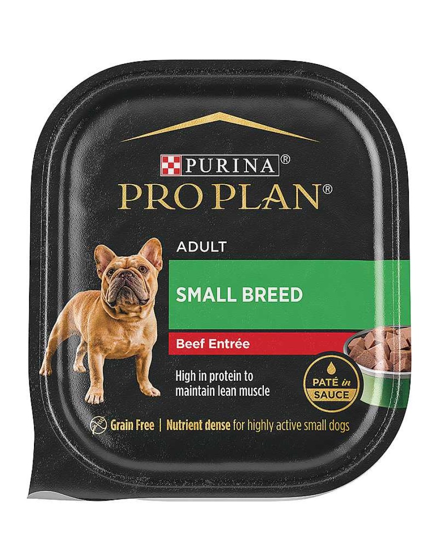 Dogs Purina Wet Dog Food | Pro Plan Adult Small Breed Dog Beef Entr E Pat In Sauce