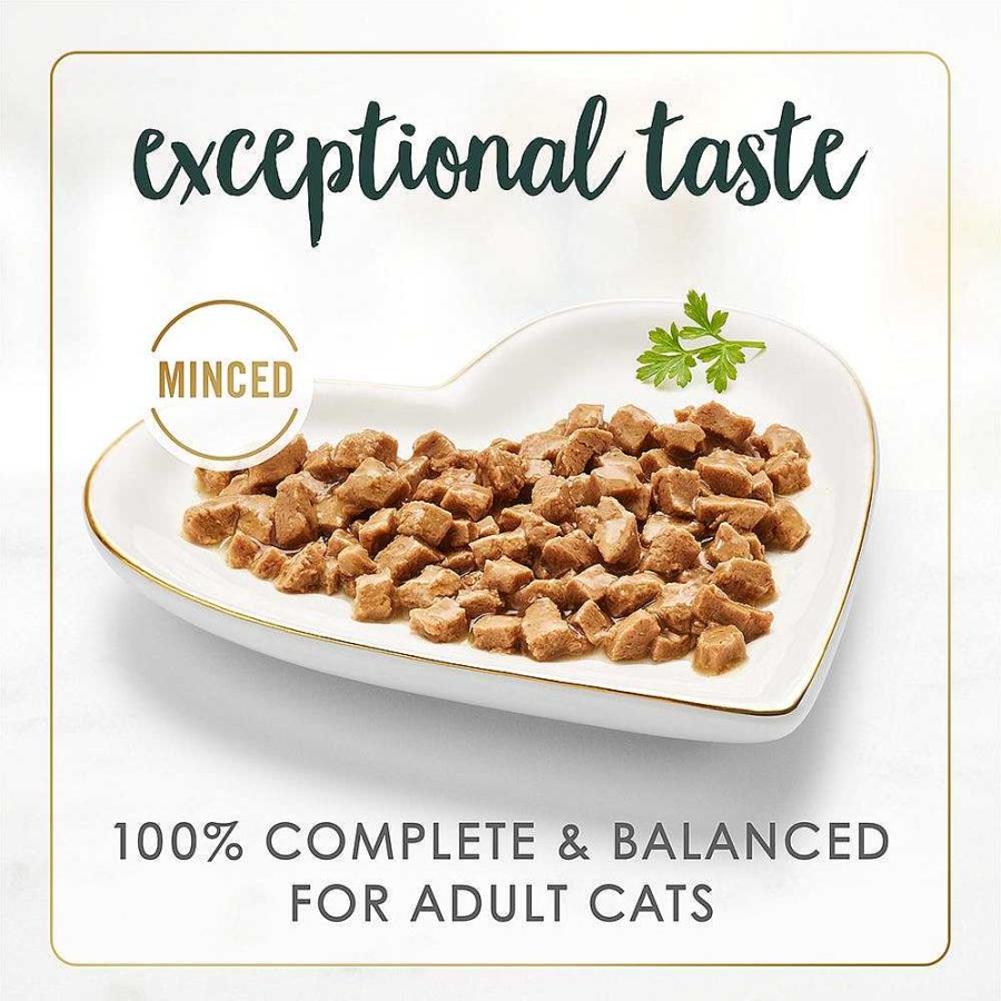 Cats Purina Wet Cat Food | Fancy Feast Senior 7+ Minced Chicken Feast In Gravy