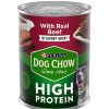 Dogs Purina Wet Dog Food | Purina Dog Chow High Protein Wet Dog Food With Beef In Savory Gravy