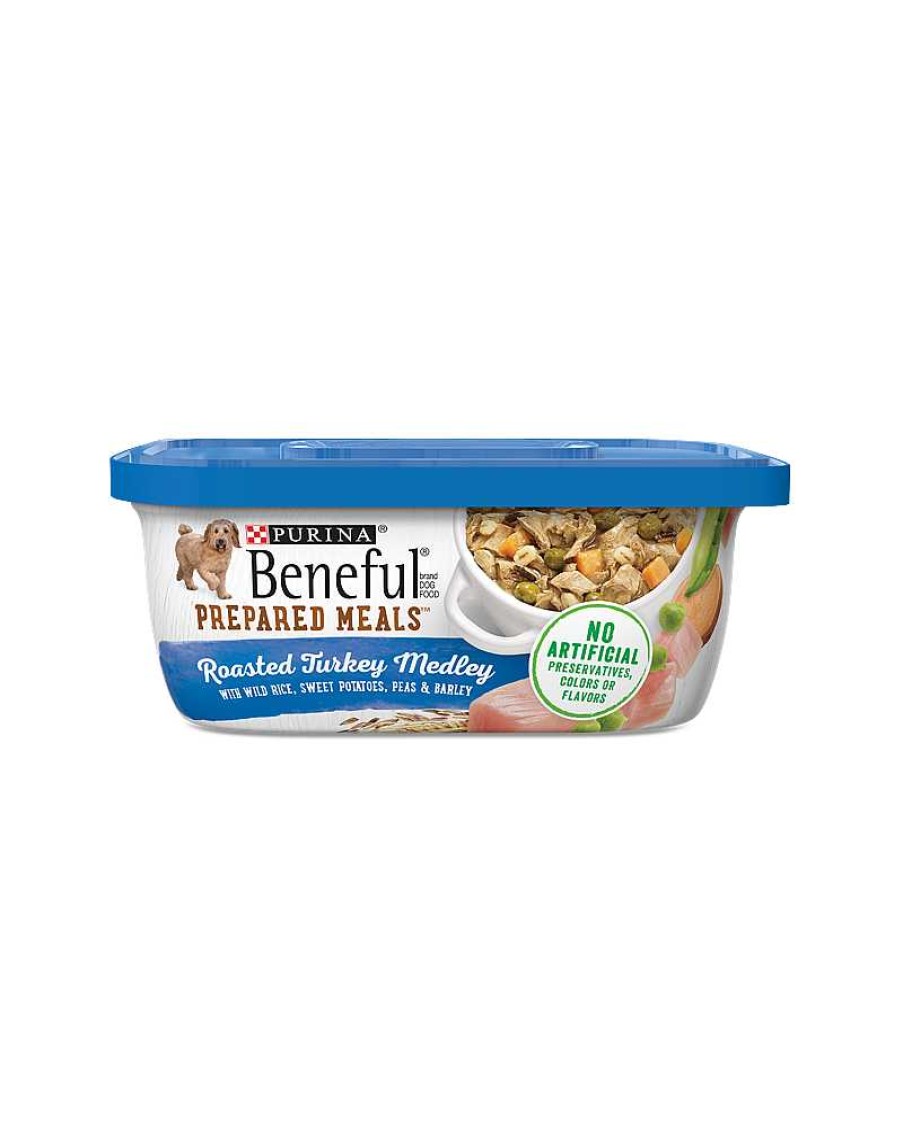 Dogs Purina Wet Dog Food | Beneful Prepared Meals Roasted Turkey Medley Wet Dog Food