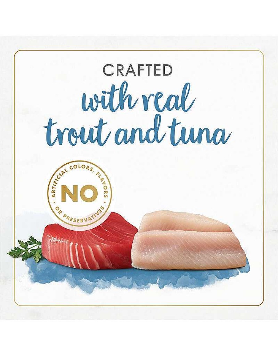 Cats Purina Wet Cat Food | Fancy Feast Gourmet Naturals Natural Trout & Tuna Recipe Wet Cat Food