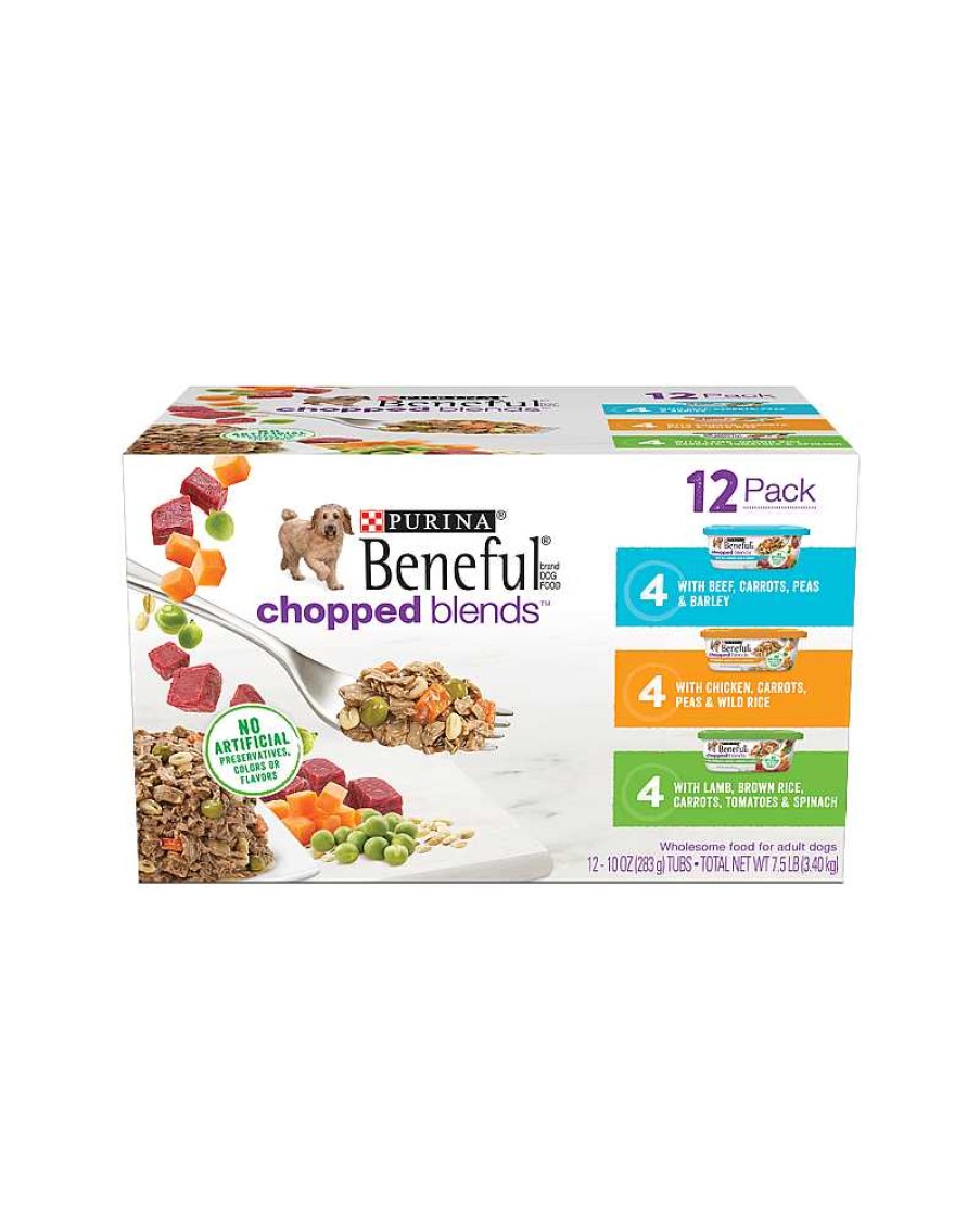 Dogs Purina Wet Dog Food | Beneful Chopped Blends Wet Dog Food Variety 12 Pack