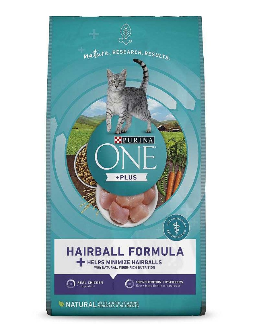 Cats Purina Dry Cat Food | Purina One +Plus Hairball Formula Dry Cat Food