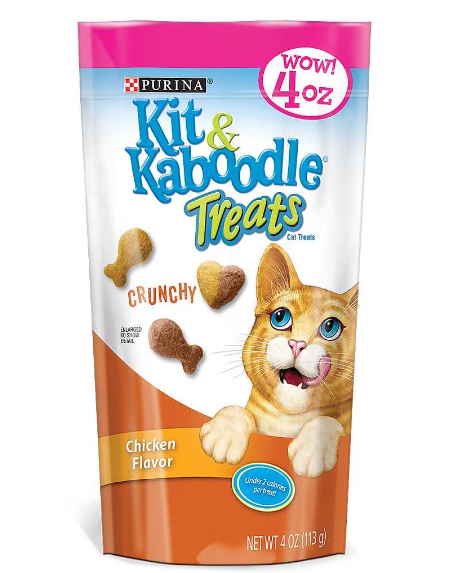 Cats Purina Dry Cat Treats | Kit & Kaboodle Crunchy Chicken Cat Treats