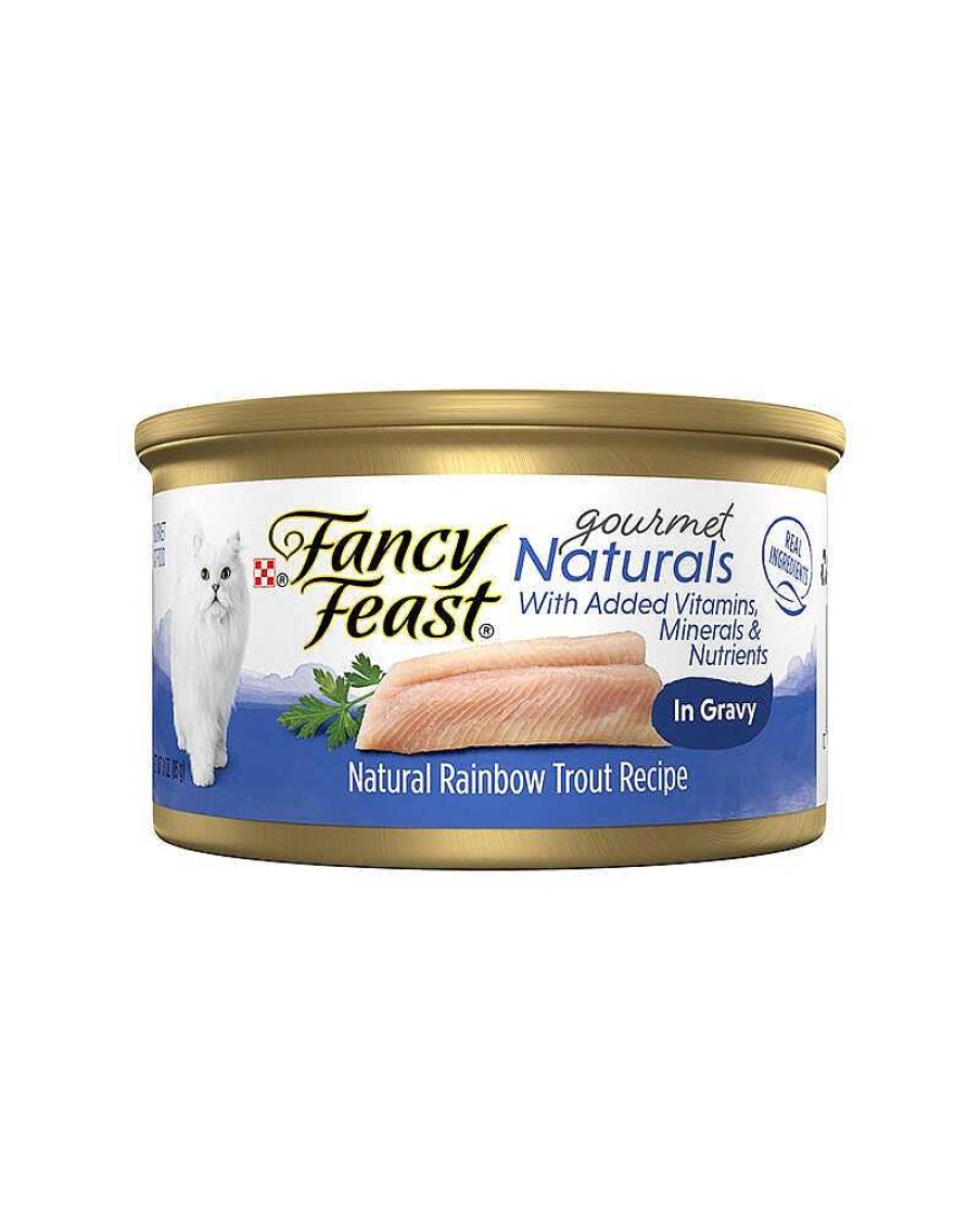 Cats Purina Wet Cat Food | Fancy Feast Gourmet Naturals Natural Rainbow Trout Recipe Wet Cat Food