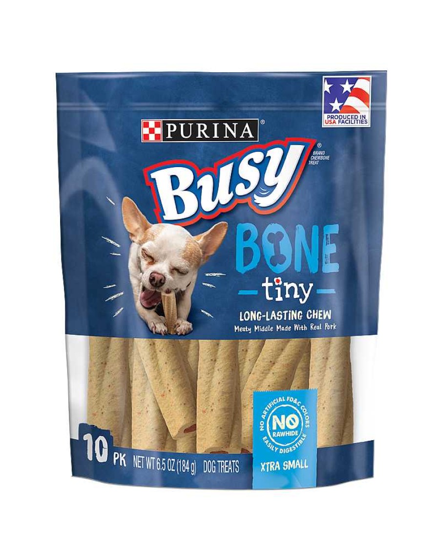 Dogs Purina Dog Chews | Busy Bone Tiny Chew Treats For Extra Small Dogs