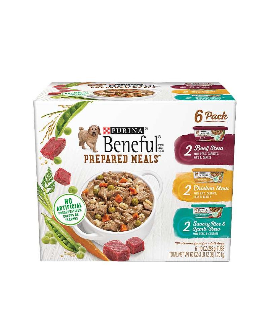 Dogs Purina Wet Dog Food | Beneful Prepared Meals Wet Dog Food Variety 6 Pack