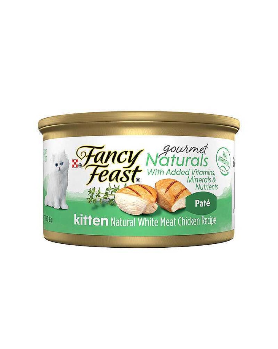 Cats Purina Wet Cat Food | Fancy Feast Gourmet Naturals Natural White Meat Chicken Recipe Wet Kitten Food