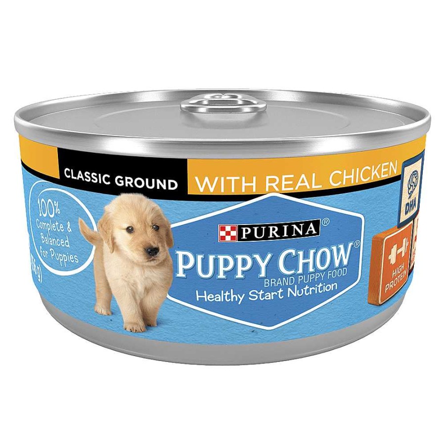 Dogs Purina Wet Dog Food | Puppy Chow Wet Canned Puppy Dog Food With Real Chicken