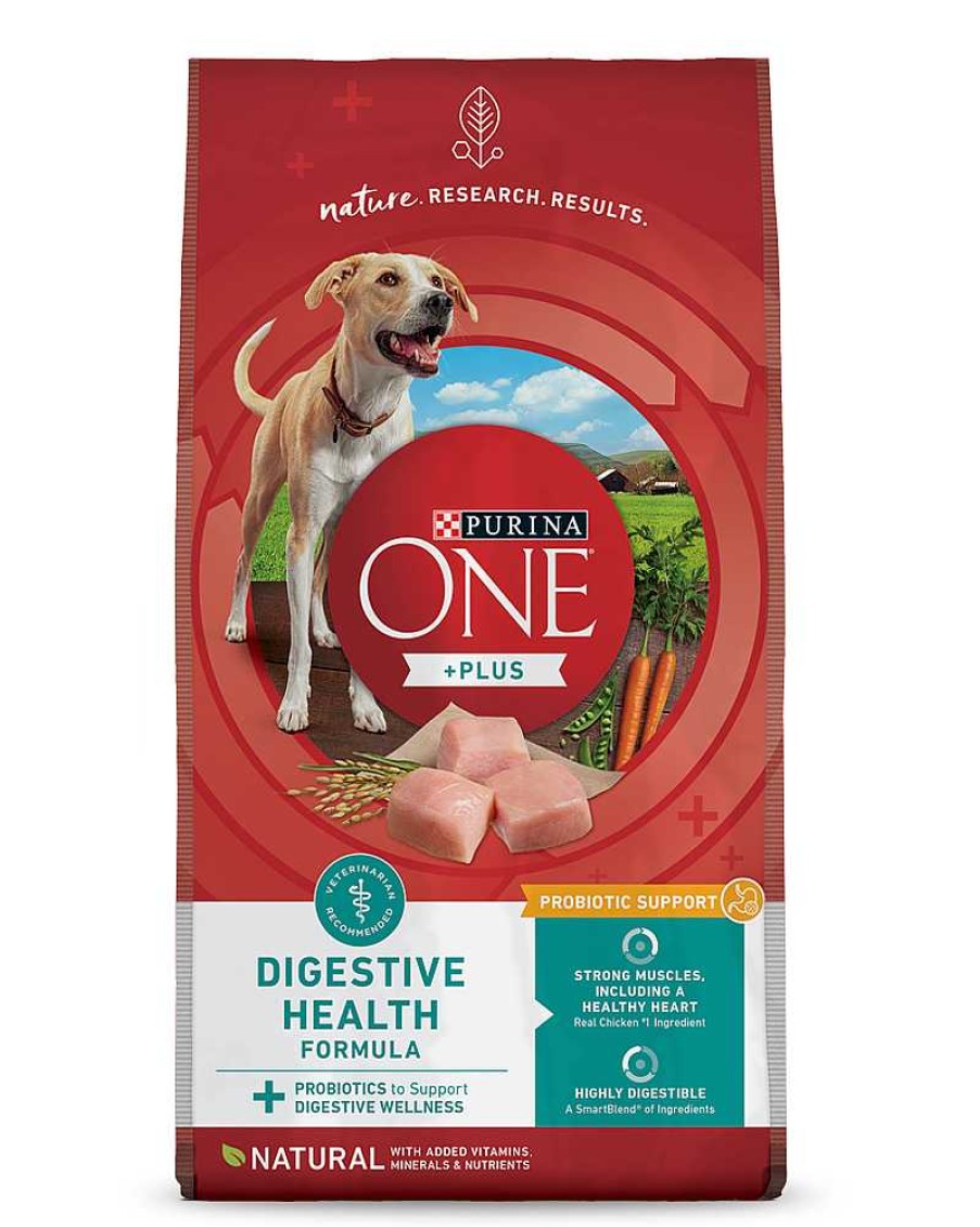 Dogs Purina Dry Dog Food | Purina One +Plus Digestive Health Formula Dry Dog Food