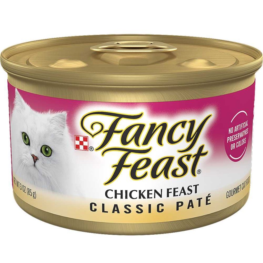 Cats Purina Wet Cat Food | Fancy Feast Classic Pat Chicken Feast Gourmet Wet Cat Food