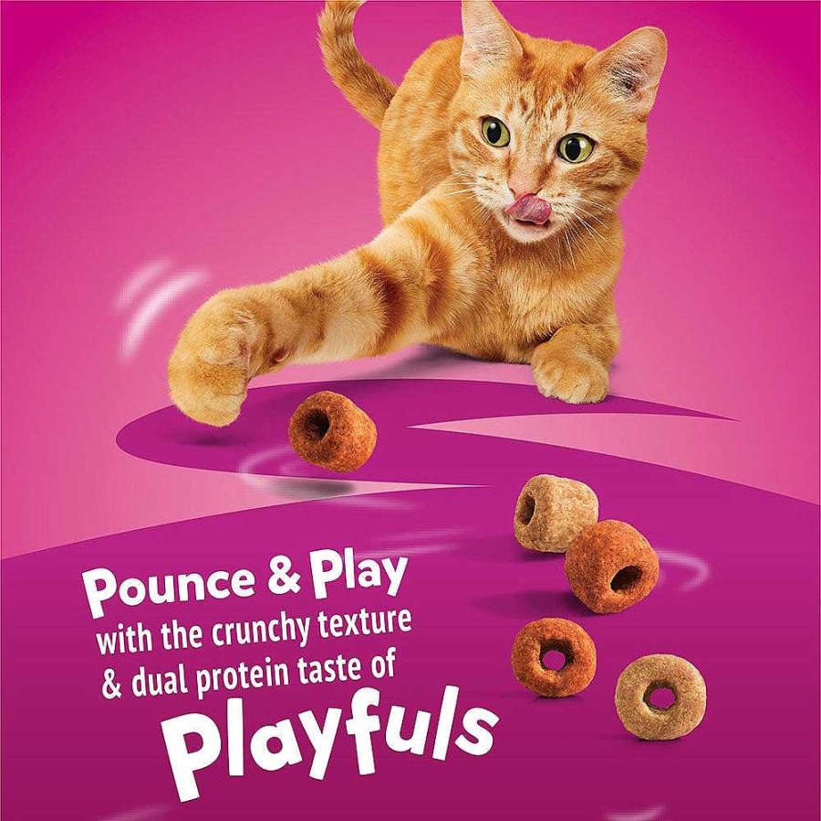 Cats Purina Dry Cat Treats | Friskies Playfuls With Real Salmon And Shrimp Flavor Cat Treats