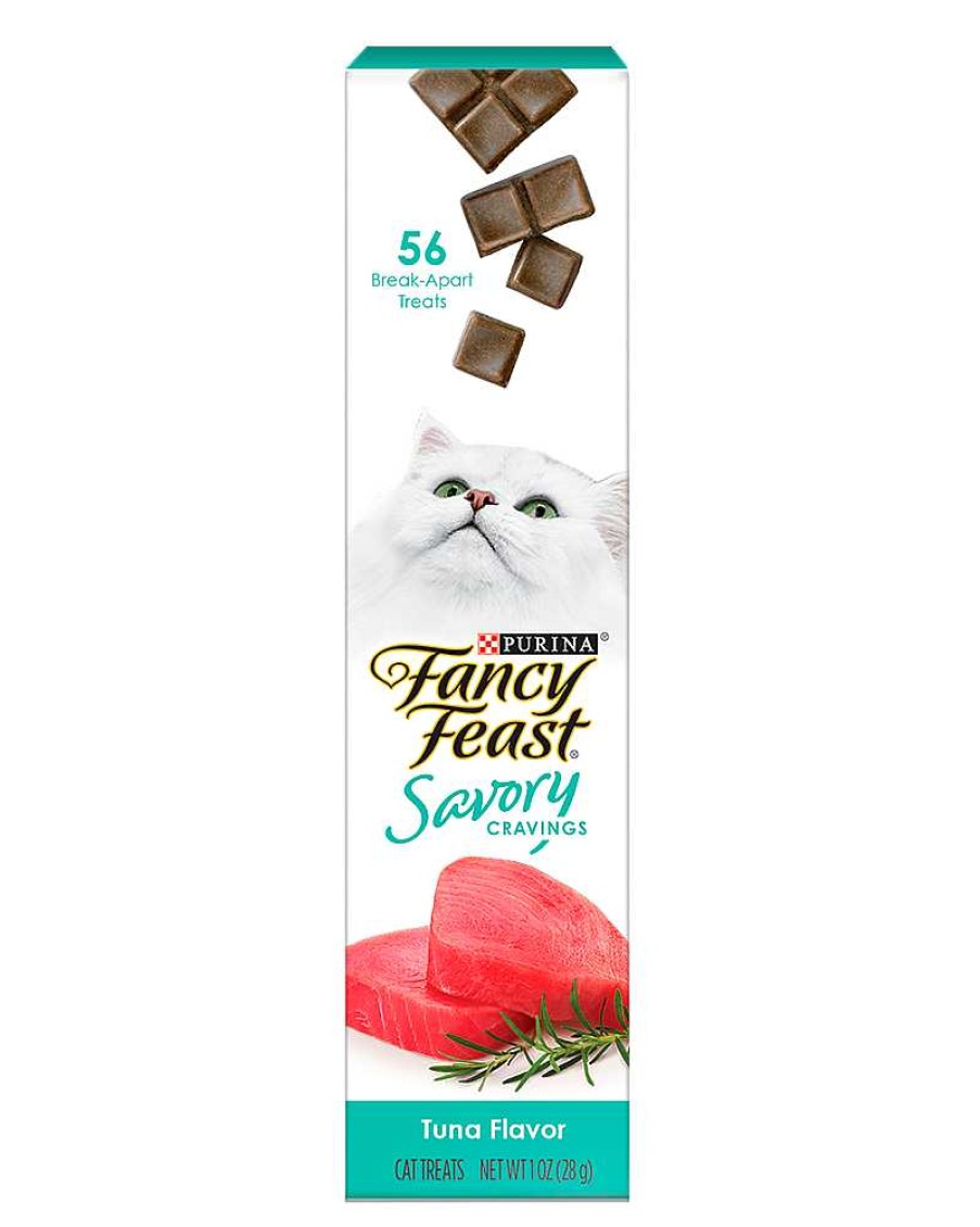 Cats Purina Dry Cat Treats | Fancy Feast Savory Cravings Tuna Flavor Cat Treats