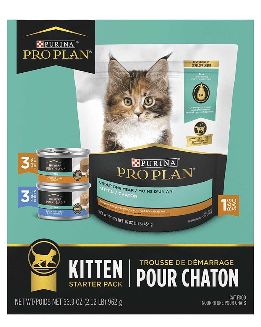 Cats Purina Dry Cat Food | Pro Plan Dry Kitten Food Starter Kit