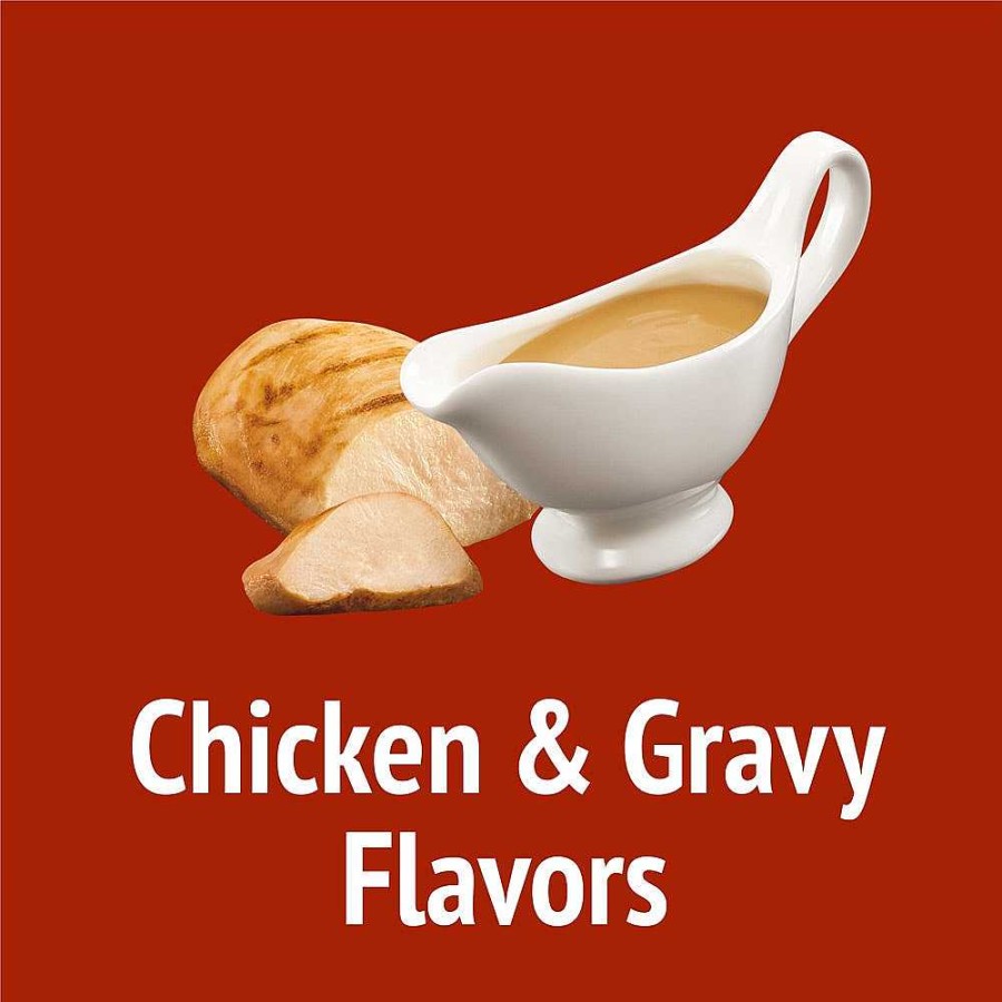 Cats Purina Dry Cat Treats | Friskies Party Mix Gravy-Licious Chicken & Gravy Flavors Cat Treats