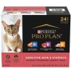 Cats Purina Wet Cat Food | Pro Plan Sensitive Skin & Stomach Tuna & Oat Meal Entr E, Arctic Char Entr E, Chicken Entr E Classic Variety Pack Wet Cat Food