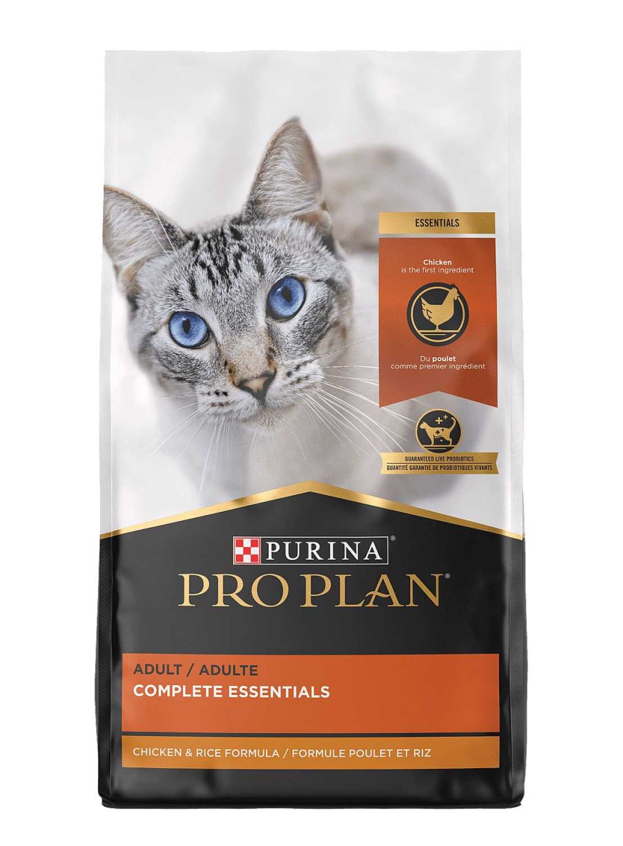 Cats Purina Dry Cat Food | Pro Plan Adult Complete Essentials Chicken & Rice Formula Dry Cat Food