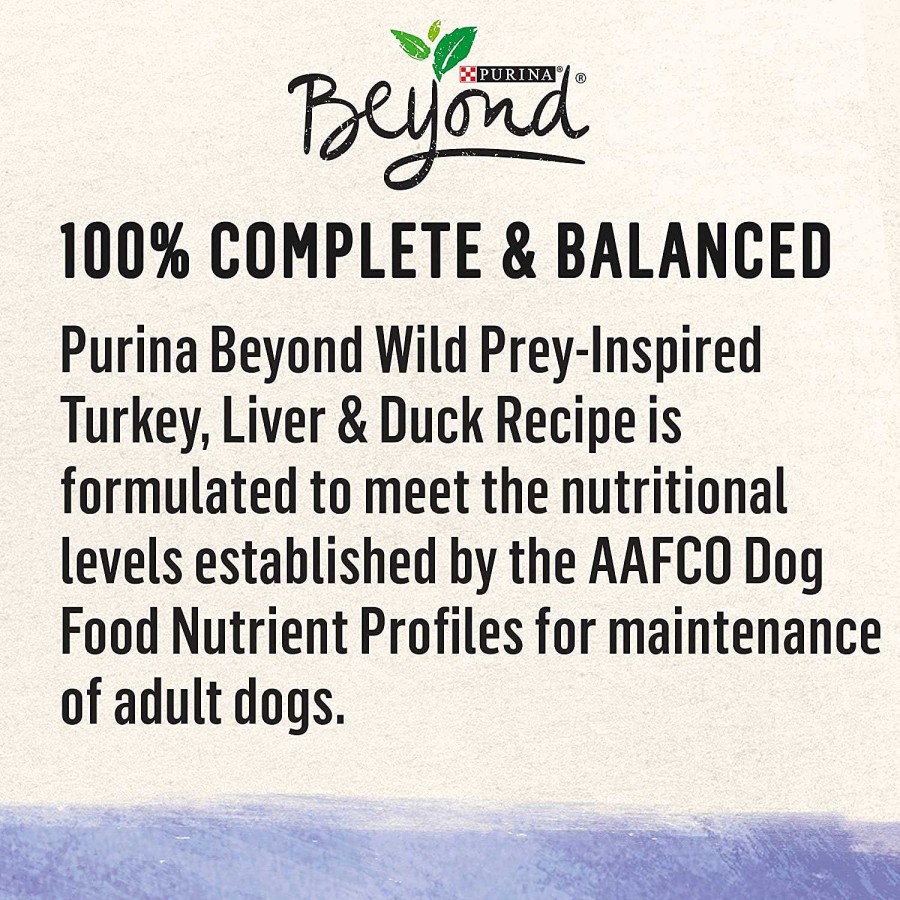 Dogs Purina Wet Dog Food | Beyond Wild High Protein Turkey, Liver & Duck Recipe Natural Wet Dog Food Plus Vitamins & Minerals