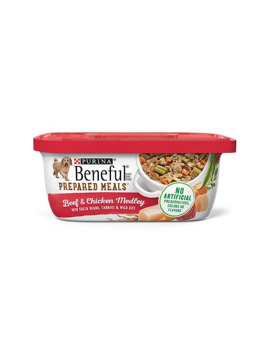 Dogs Purina Wet Dog Food | Beneful Prepared Meals Beef & Chicken Medley Wet Dog Food