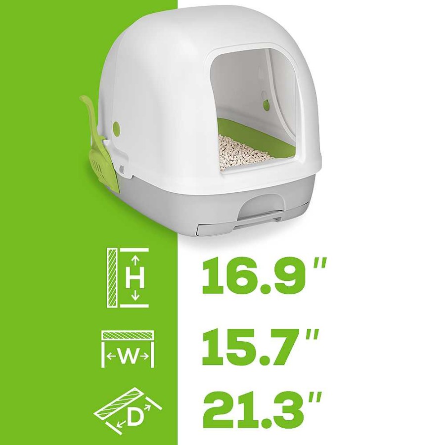 Cats Purina Litter Box Systems | Tidy Cats® Breeze® Hooded Litter Box System