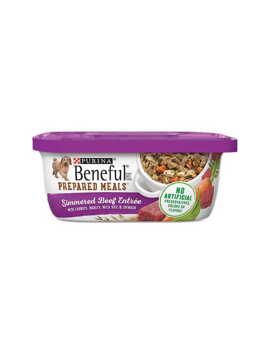 Dogs Purina Wet Dog Food | Beneful Prepared Meals Simmered Beef Entr E Wet Dog Food