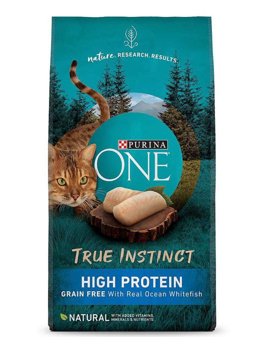 Cats Purina Dry Cat Food | Purina One True Instinct Grain Free With Real Ocean Whitefish Dry Cat Food