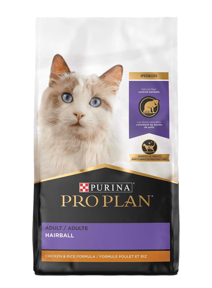 Cats Purina Dry Cat Food | Pro Plan Adult Hairball Management Chicken & Rice Formula Dry Cat Food