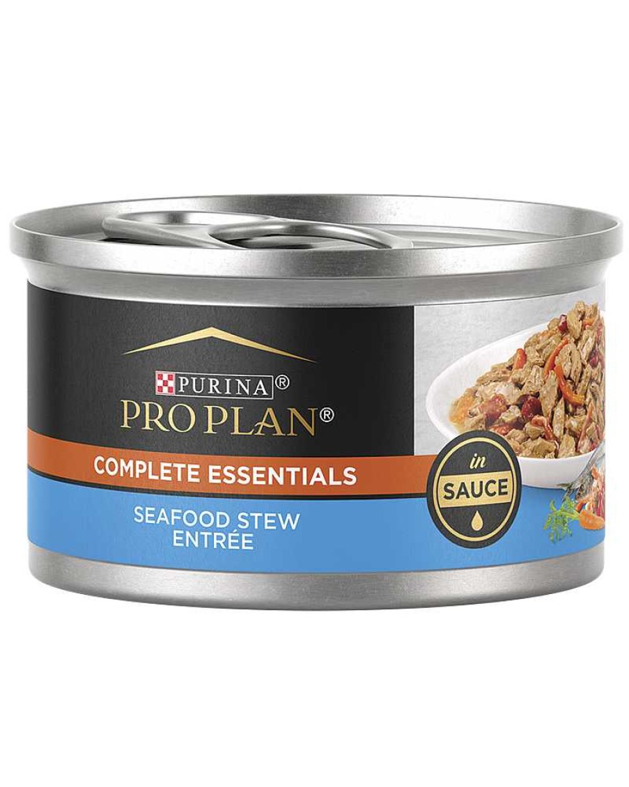 Cats Purina Wet Cat Food | Pro Plan Complete Essentials Seafood Stew Entr E In Sauce Wet Cat Food