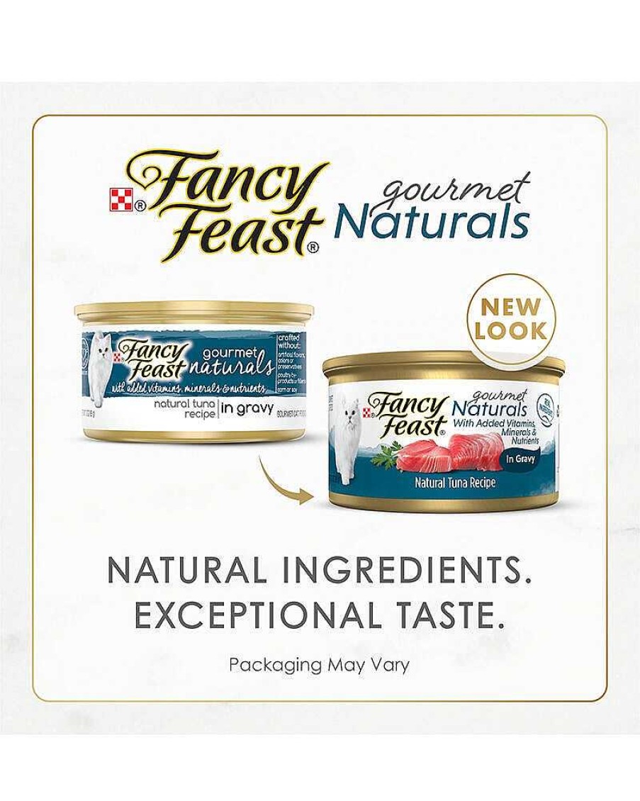 Cats Purina Wet Cat Food | Fancy Feast Gourmet Naturals Natural Tuna Recipe Wet Cat Food