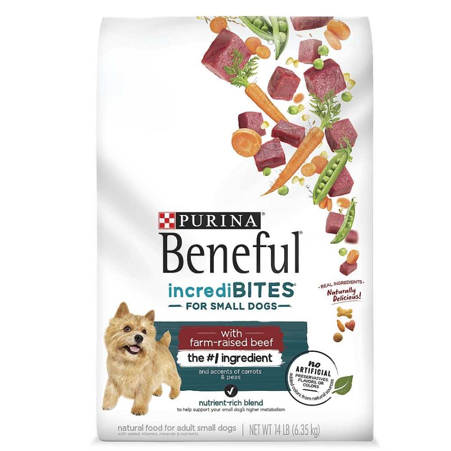 Dogs Purina Dry Dog Food | Beneful Incredibites Small Dog Dry Food With Farm-Raised Beef