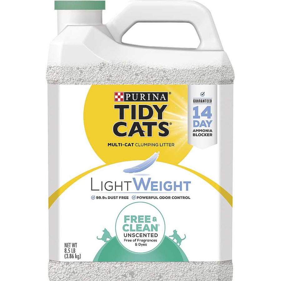 Cats Purina Clumping Litter | Tidy Cats® Lightweight Free & Clean® Unscented Cat Litter