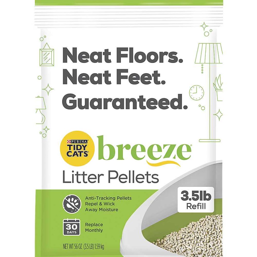 Cats Purina Litter Box Systems | Tidy Cats® Breeze® Cat Litter Pellets Refill