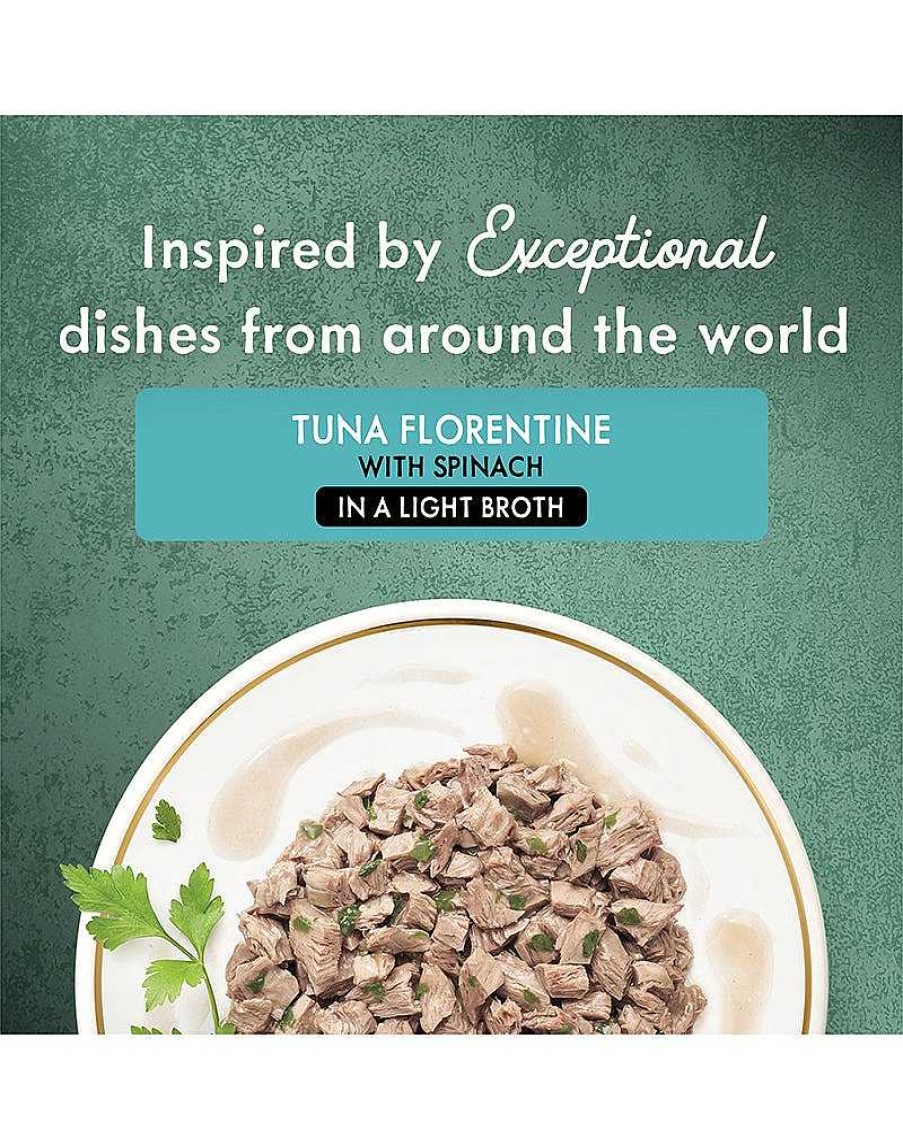 Cats Purina Wet Cat Food | Fancy Feast Medleys Tuna Florentine With Spinach In A Light Broth