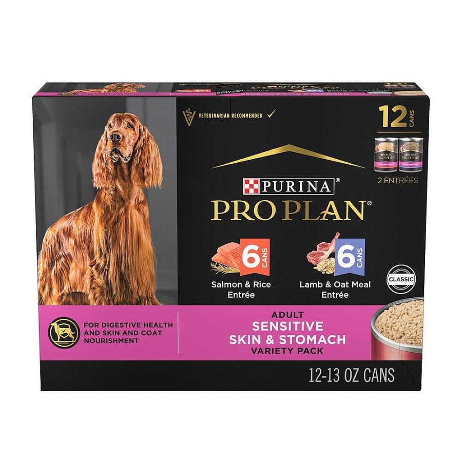 Dogs Purina Wet Dog Food | Pro Plan Sensitive Skin & Stomach Wet Dog Food Variety Pack