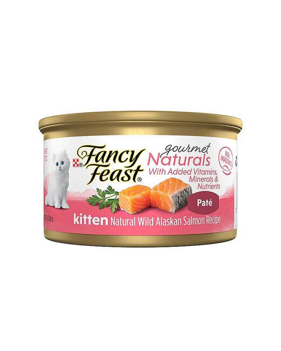 Cats Purina Wet Cat Food | Fancy Feast Gourmet Naturals Natural Wild Alaskan Salmon Recipe Wet Kitten Food