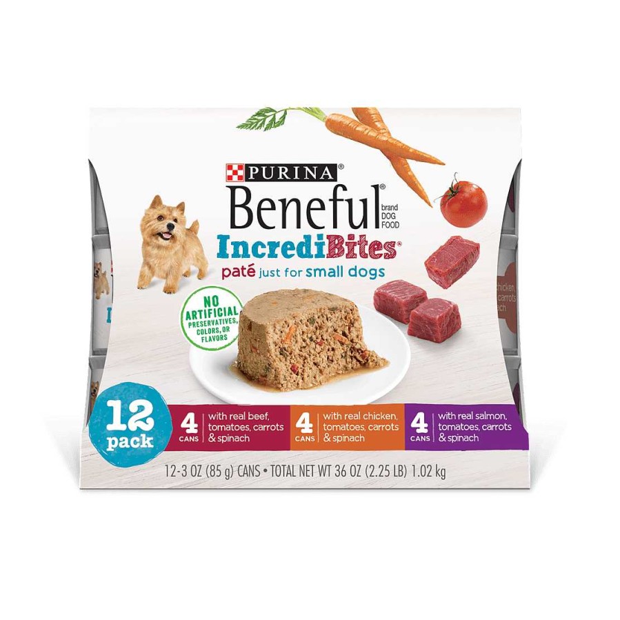 Dogs Purina Wet Dog Food | Beneful Incredibites Pat Wet Small Dog Food Variety 12-Pack