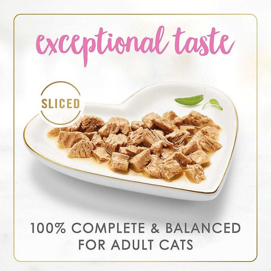 Cats Purina Wet Cat Food | Purina Fancy Feast Sliced Chicken Hearts And Liver Feast Wet Cat Food